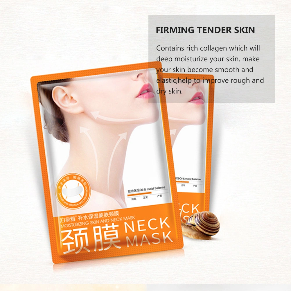 1 Set of 10 Pcs Durable Moisturize Neck Mask White Neck Cream Skin Care