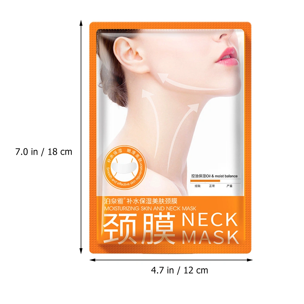 1 Set of 10 Pcs Durable Moisturize Neck Mask White Neck Cream Skin Care