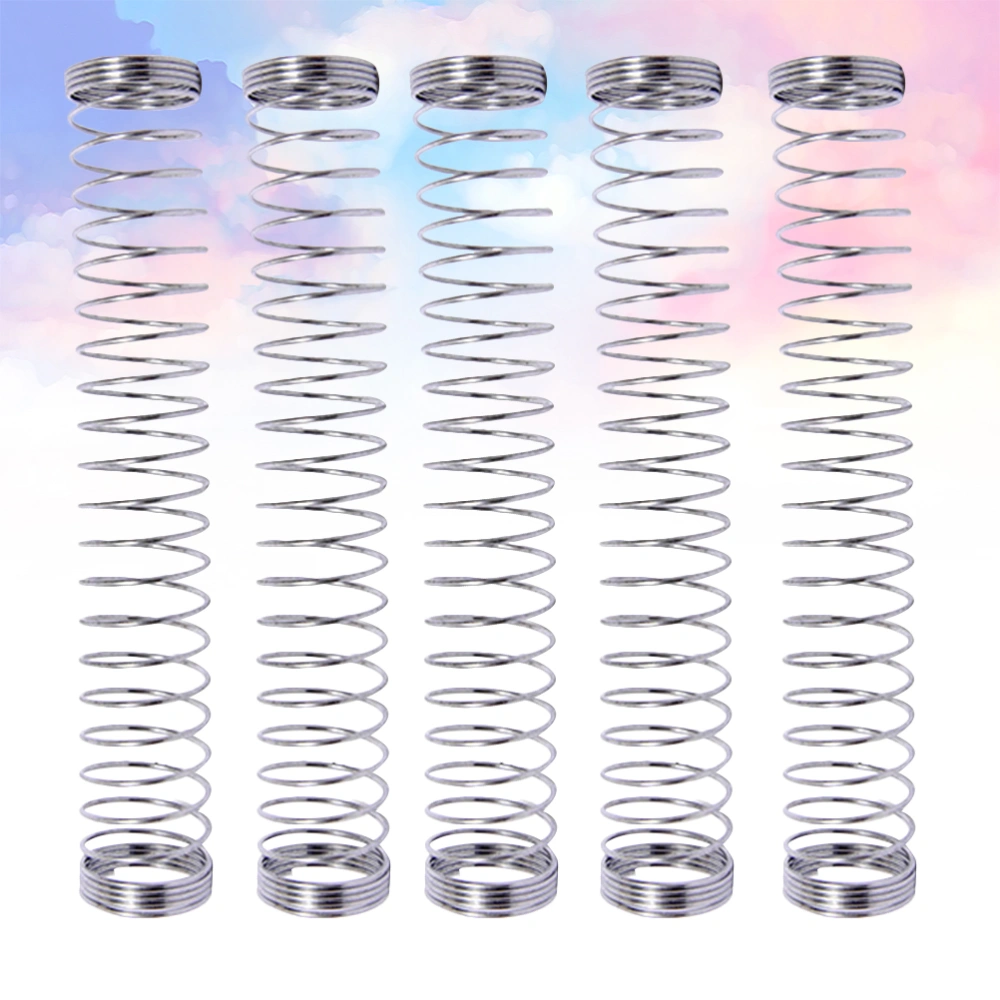 5pcs Stainless Steel Hookah Hose Spring Hookah Pipe Anti-break Spring Durable Hookah Supplies Accessories for Men