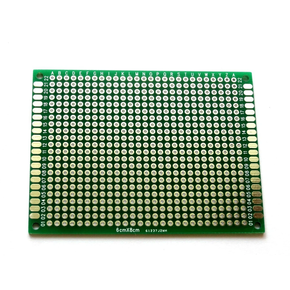 10pcs Double-Side Prototype PCB Universal Printed Circuit Board Universal PCB Circuit Board (6x8cm)