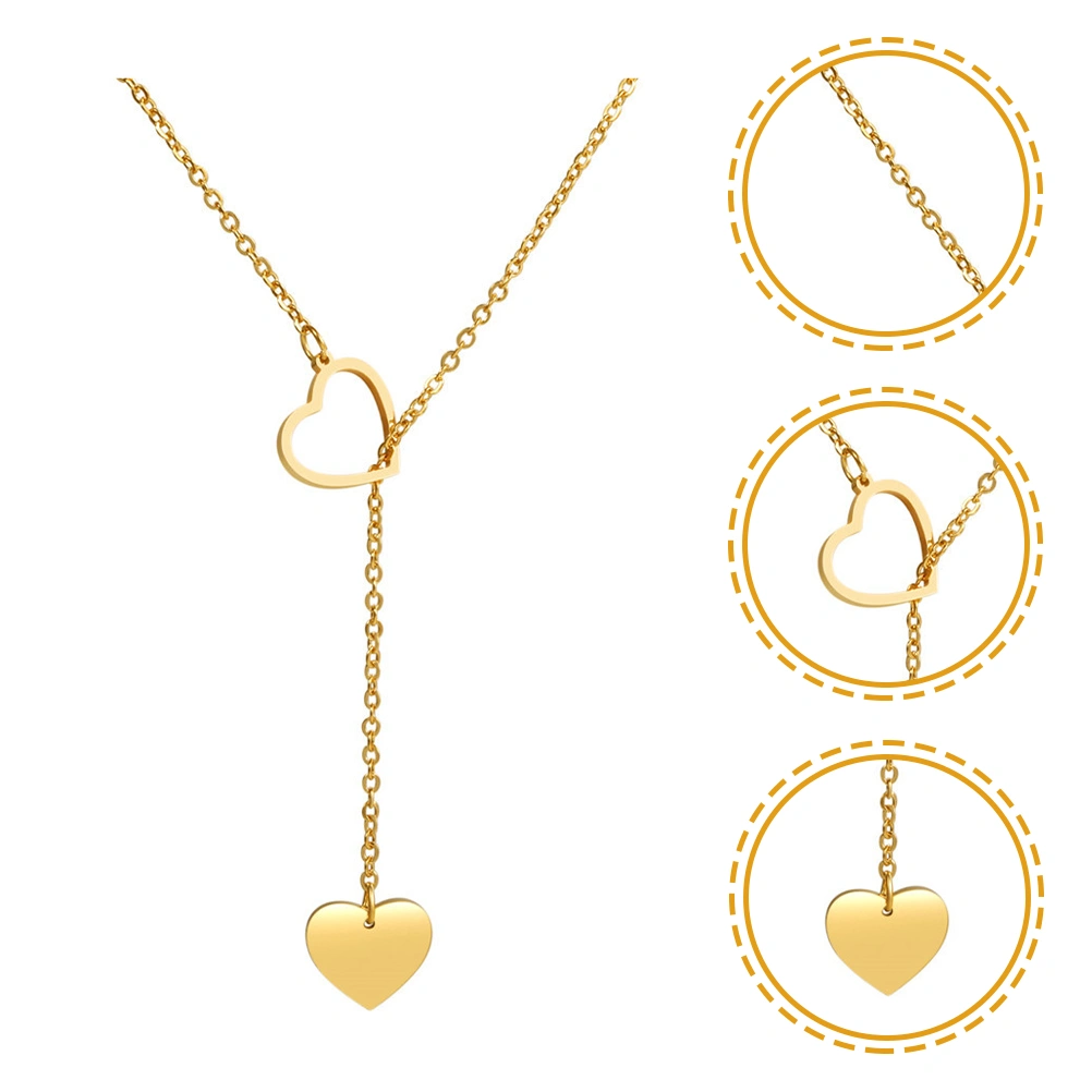 Personalized Love Necklace Clavicle Chain Heart Necklace Jewelry Necklaces