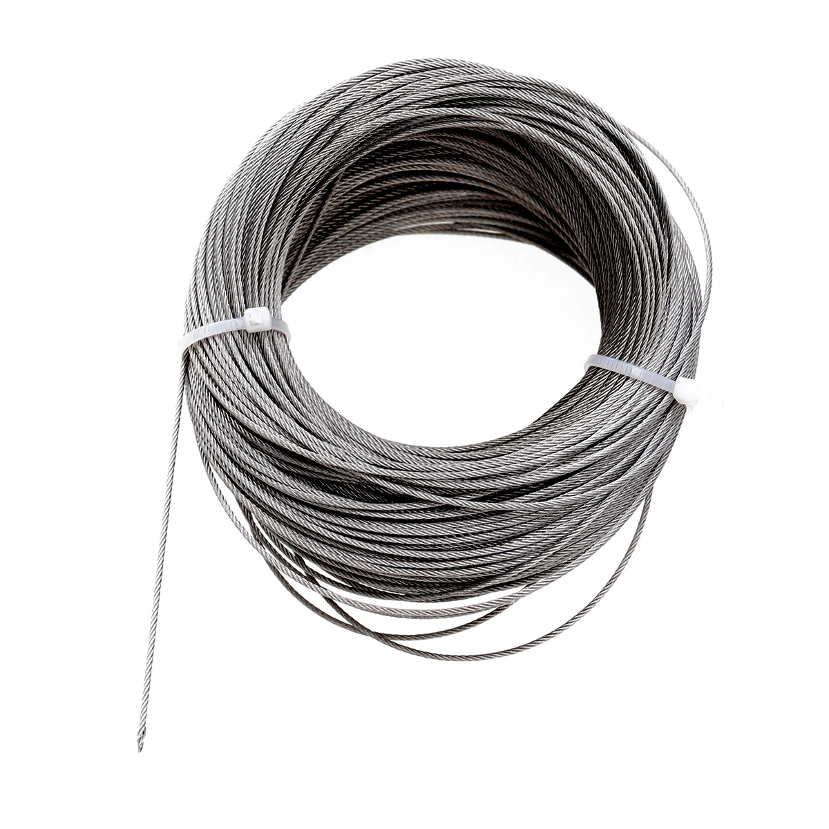 304 Stainless Steel Long Roll of 50 Meters Hard Sturdy Steel Wire Rope
