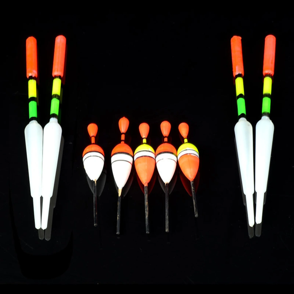15 Pcs Fishing Floats Buoys For Fishing Sea Fishing Reservoir Fishing Deep Water Fishing Use (Black)