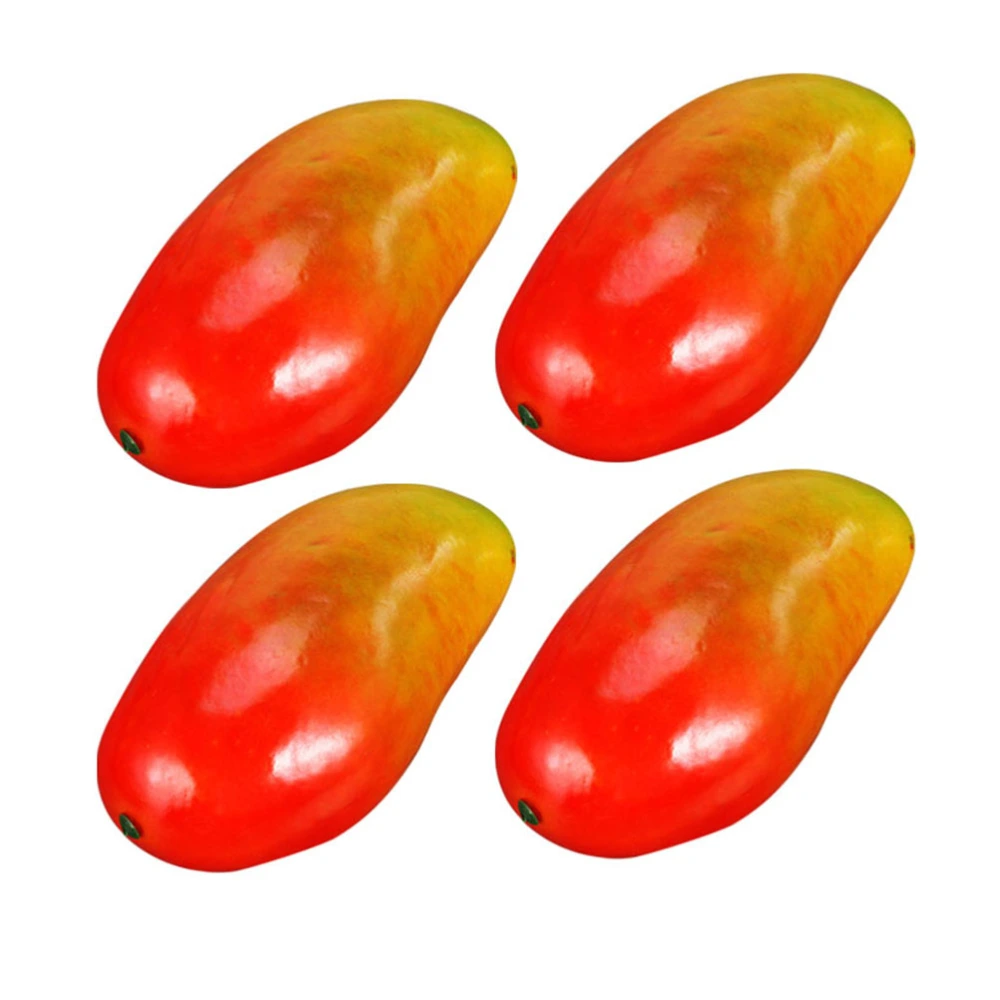 4Pcs Fake Fruit Party Fruit Model Plastic Fruit Model Simulation Fruits Fruit Decors