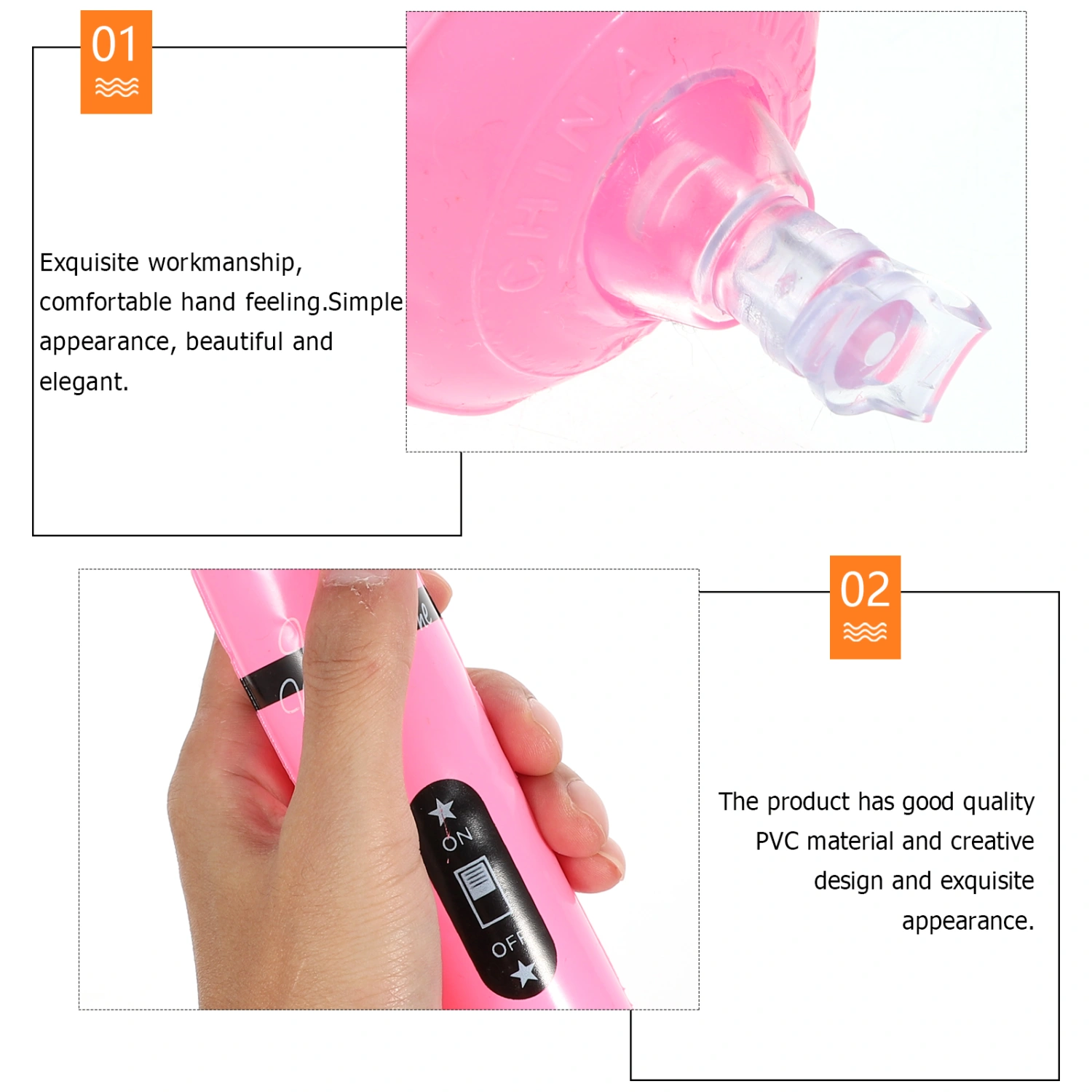 5Pcs Funny Blow up Inflatable Plastic Microphone Party Favor Kids Toy Gift