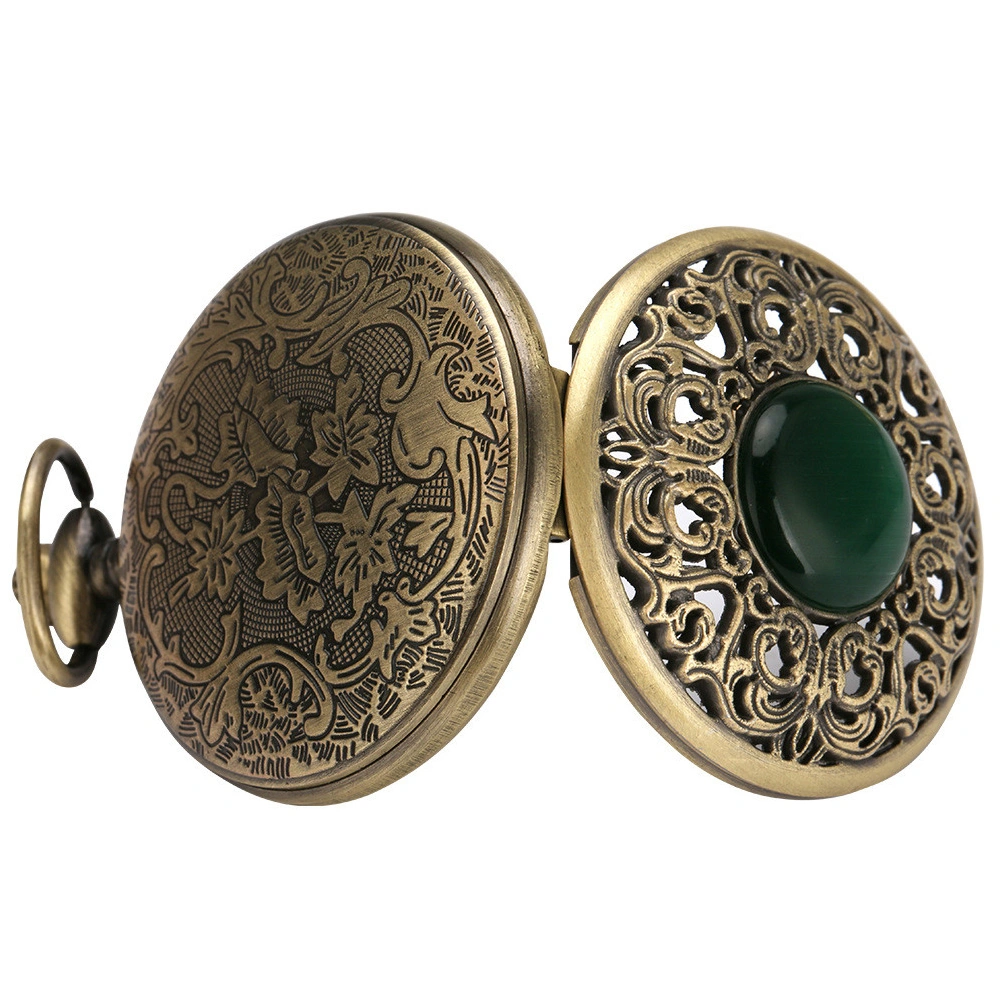 1pc Vintage Pocket Watch Hanging Pocket Watch Fashion Embossed Pocket Watch