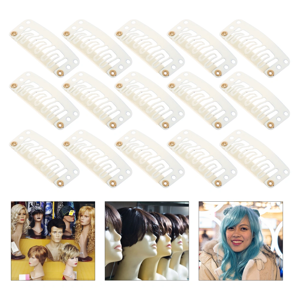 60pcs Multi-use Wig Making Fixing Snap Clips Outdoor Berets Holding Clips