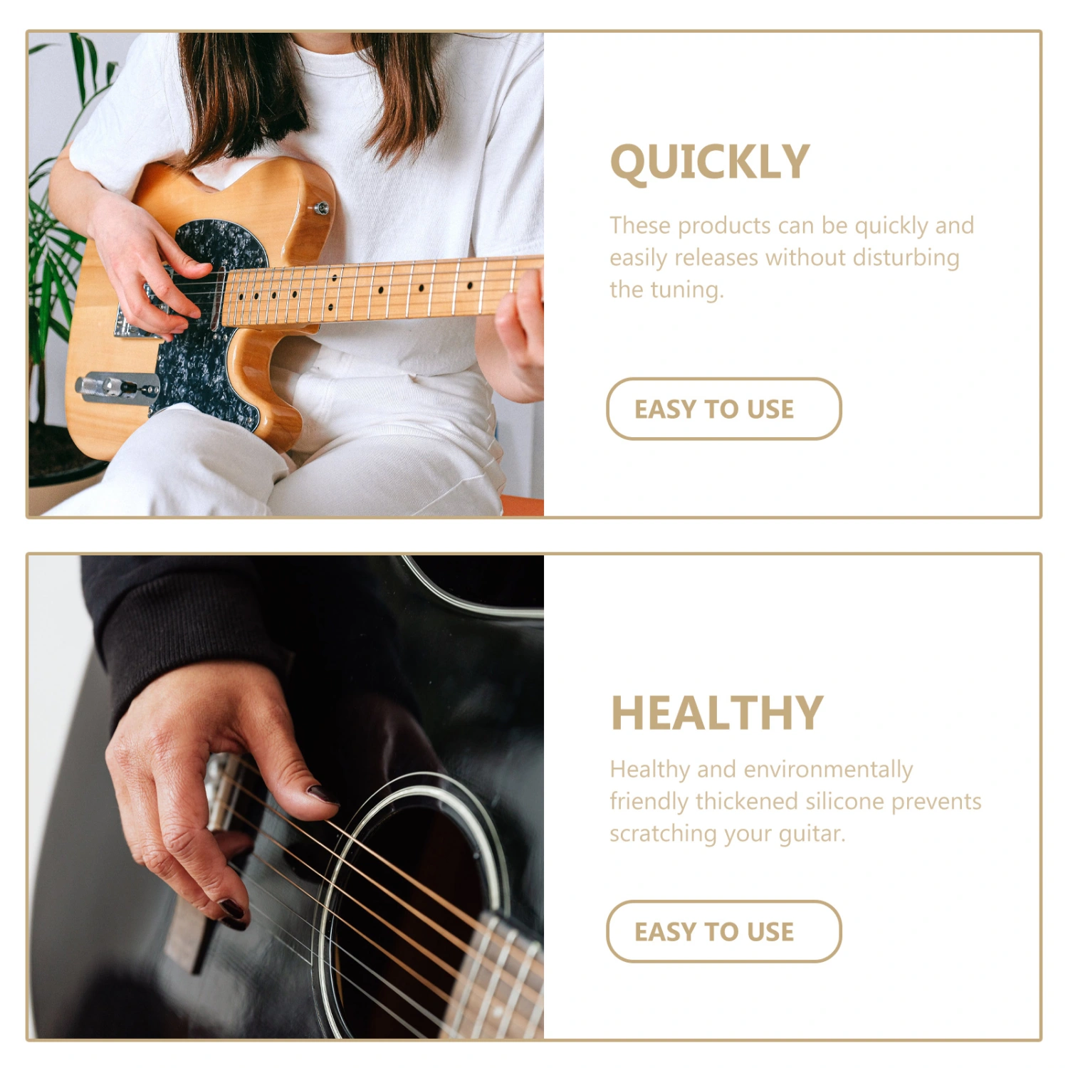 4Pcs Durable Ukulele Guitar Sandhi Clips Aluminium Sandhi Aluminum Clips