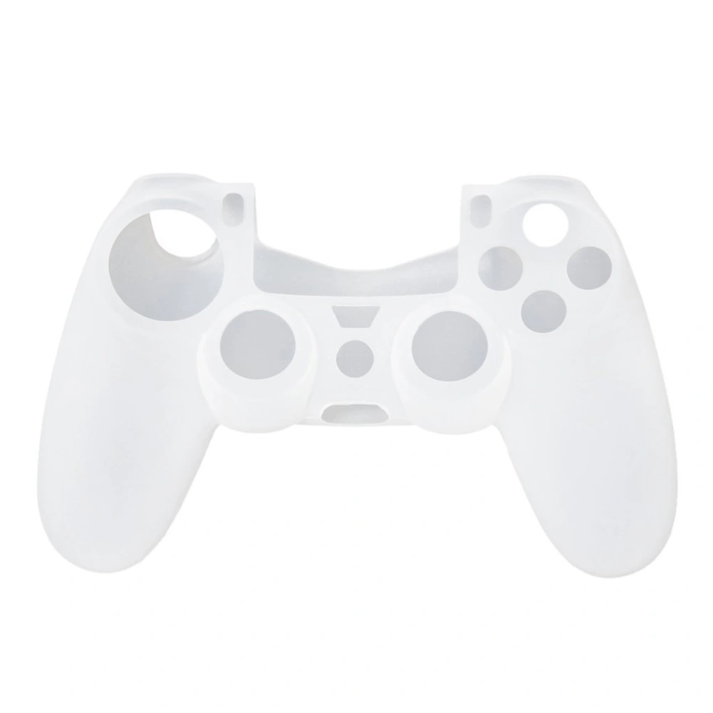 Durable Silicone Protective Skin Case Cover for PlayStation 4 /PS4 Controller (White)