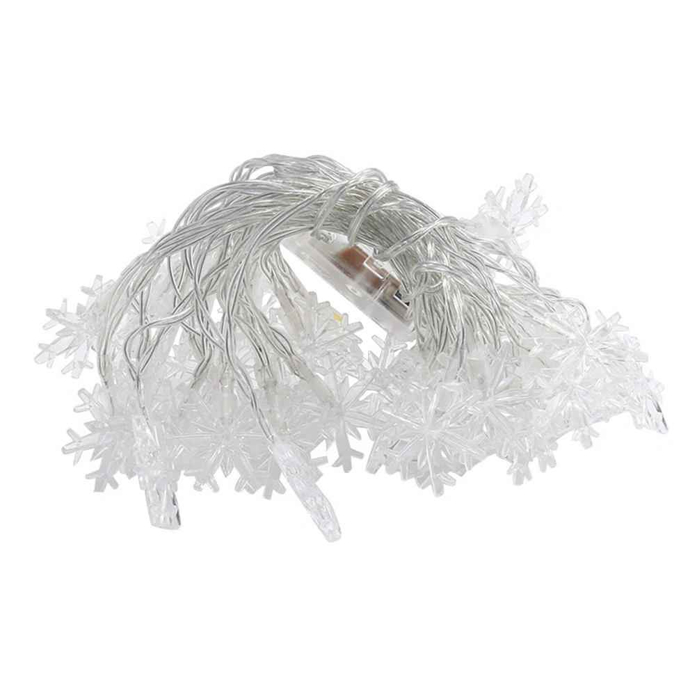 1pc Snowflake Decorative String Lights Festival Lamp Beads Light Decoration