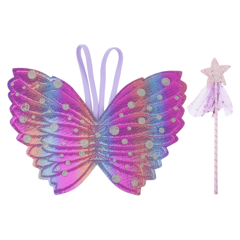 1 Set Fairy Wands Baby Girl Fairy Stick Adorable Angel Wing for Birthday Party