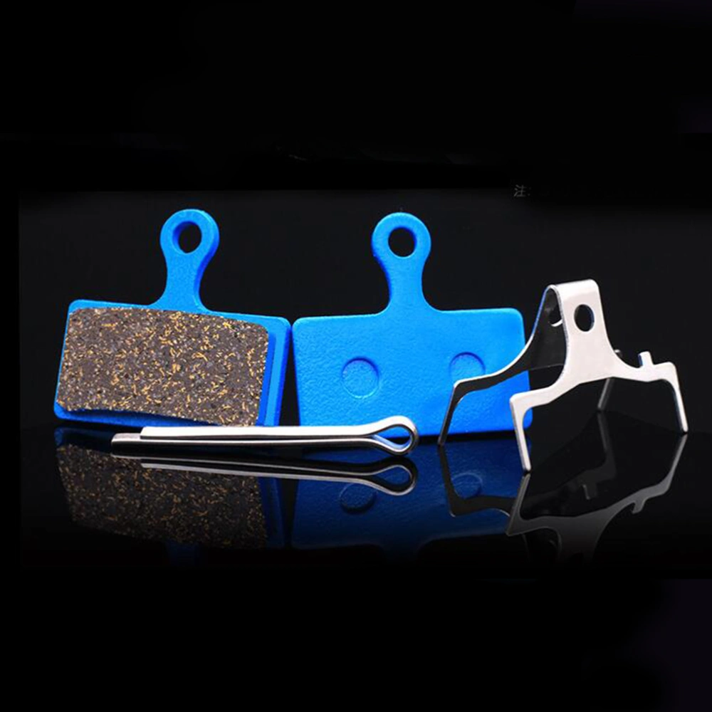 2pcs Disc Brake Pad Mountain Bike Hydraulic Disc Brake Pads Metal Cycling Brake Pads (Blue)