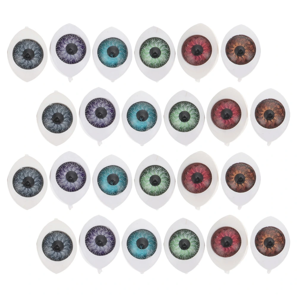 120pcs Plastic Fake Eyeballs Simulation Eyeballs Toy Halloween Terror Props