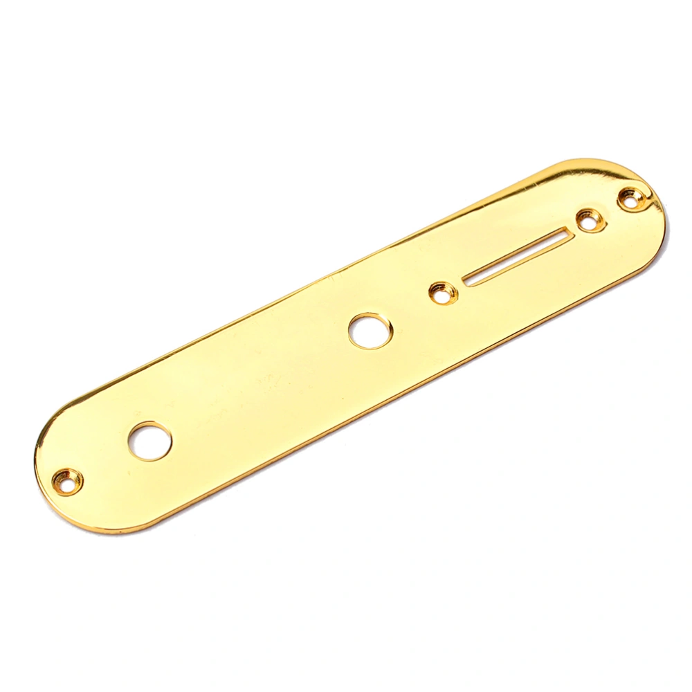 Guitar Bridge Switch Control Plate Guitar Control Cavity Cover Wiring Cover GE211B for TL Guitar (Golden)