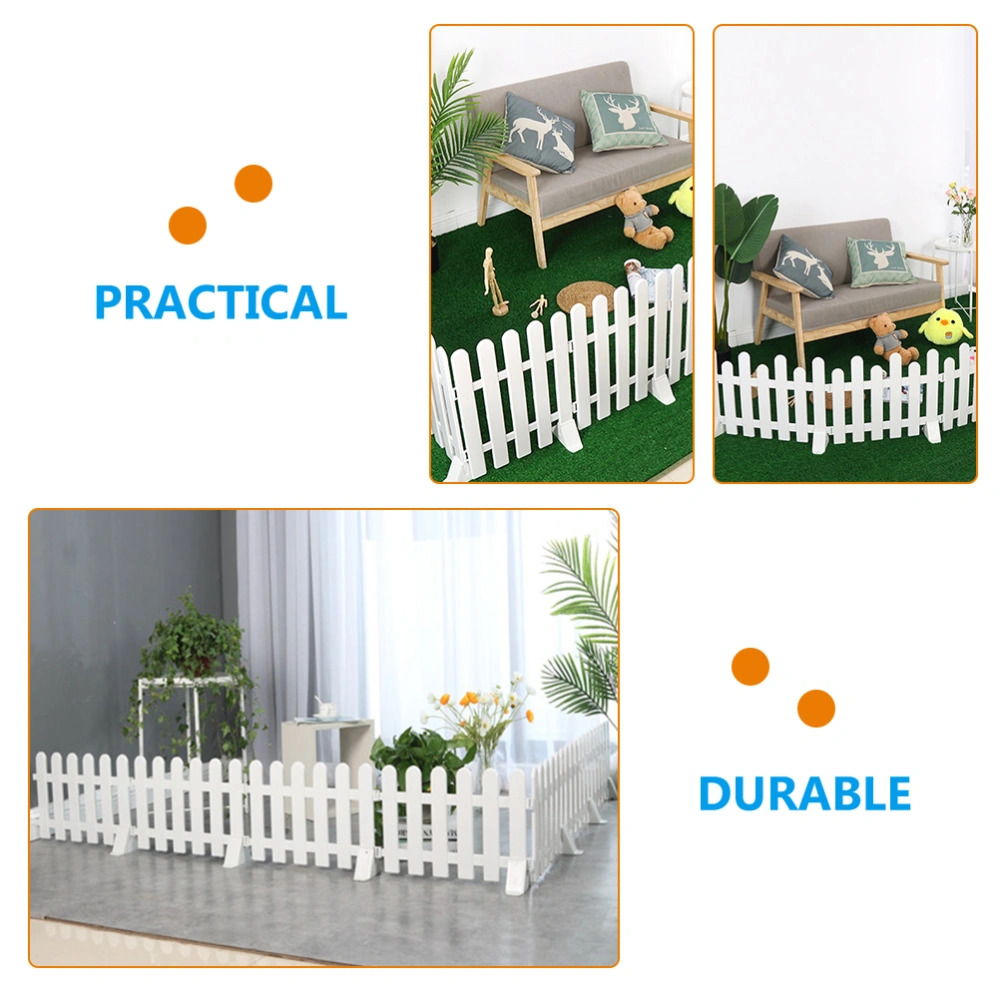 4Pcs Plastic Fence Base Anti-tipping Garden Fence Support Holder Fence Supplies