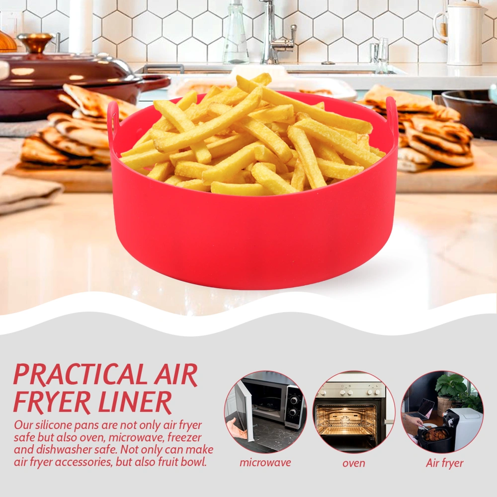 Household Silicone Pot Wear-resistant Air Fryer Basket Convenient Air Fryer Mat Home Accessory