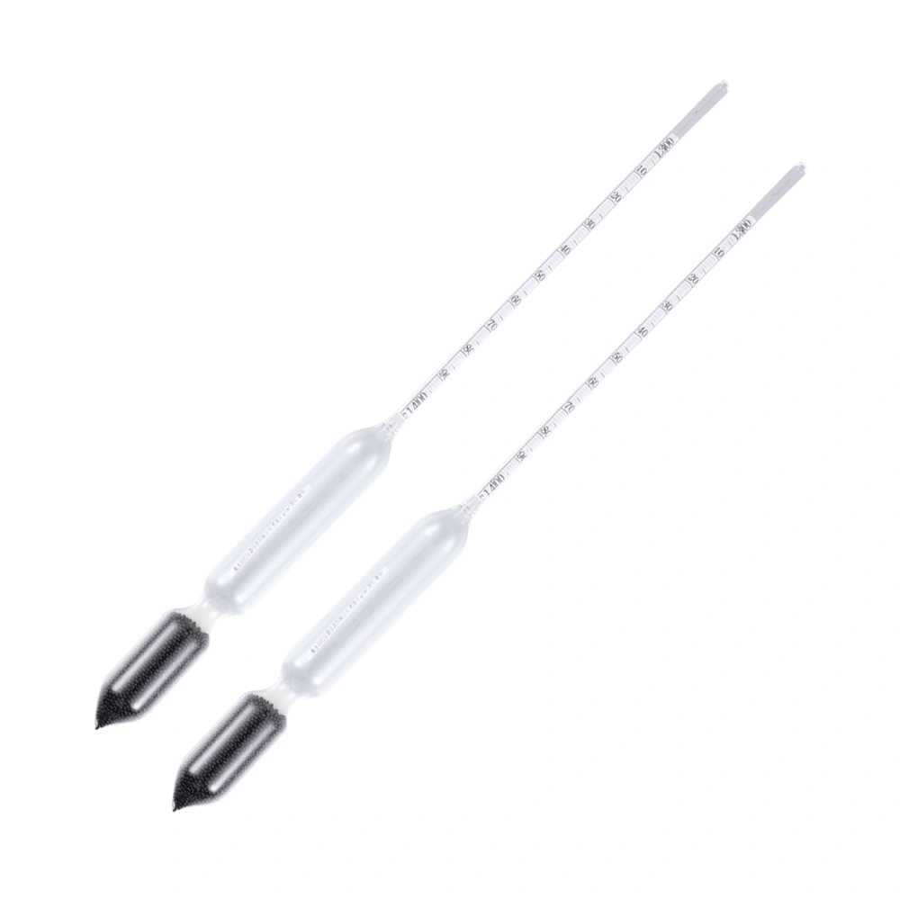 2Pcs Hydrometer Glass Densitometer Glass Float Meter, Pram Meter Pram Meter Light Meter(1.3-1.4)