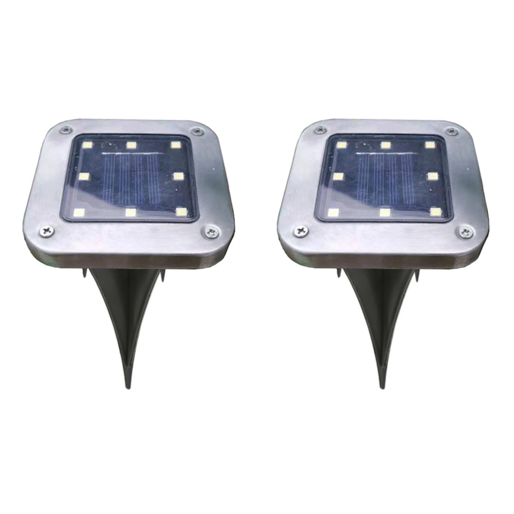 4-LEDs Waterproof Buried Light Practical LED Lighting Tool Garden Solar Lamp for Outdoor Outside