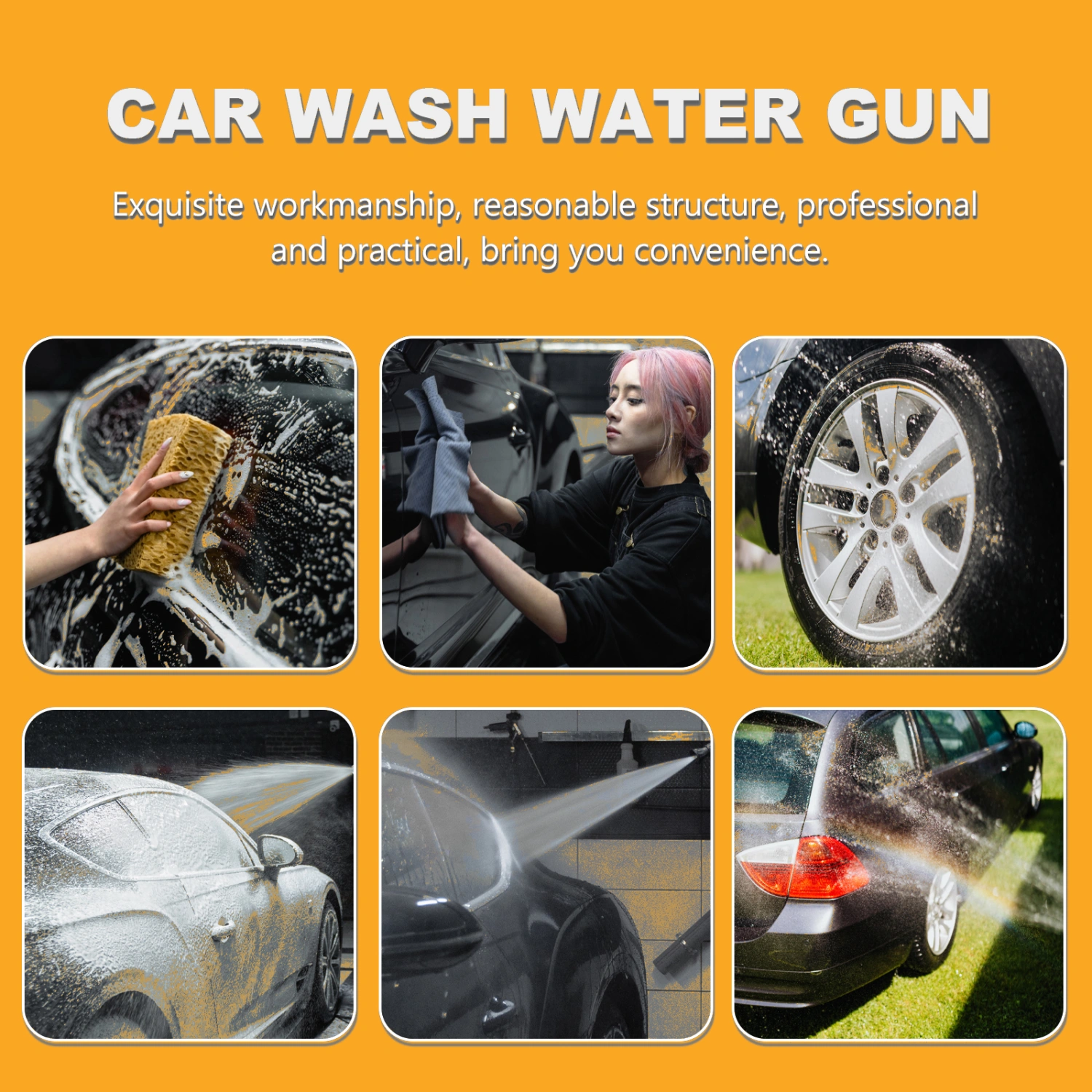 1 Set High Pressure Washer Pressure Washer Parts Professional Car Washer Tool