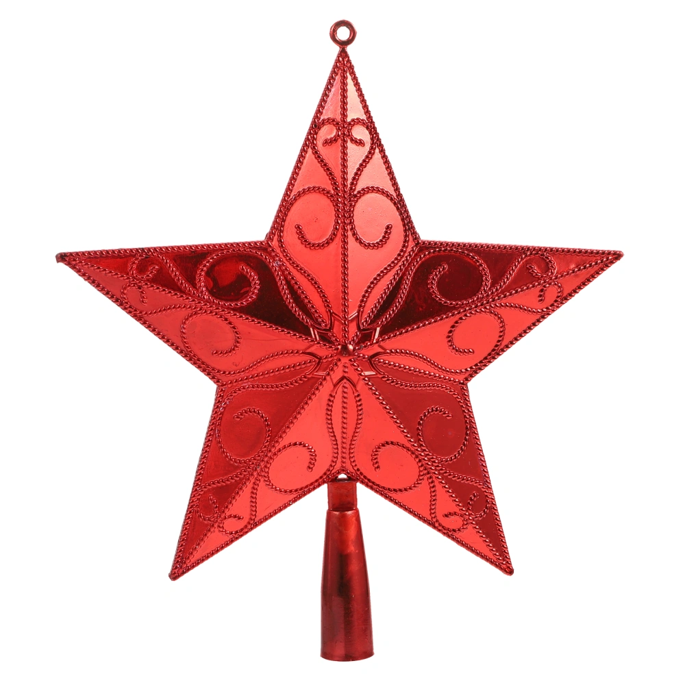 1pc Christmas Tree Topper Star 3D Pentagram Xmas Tree Decoration Xmas Supply