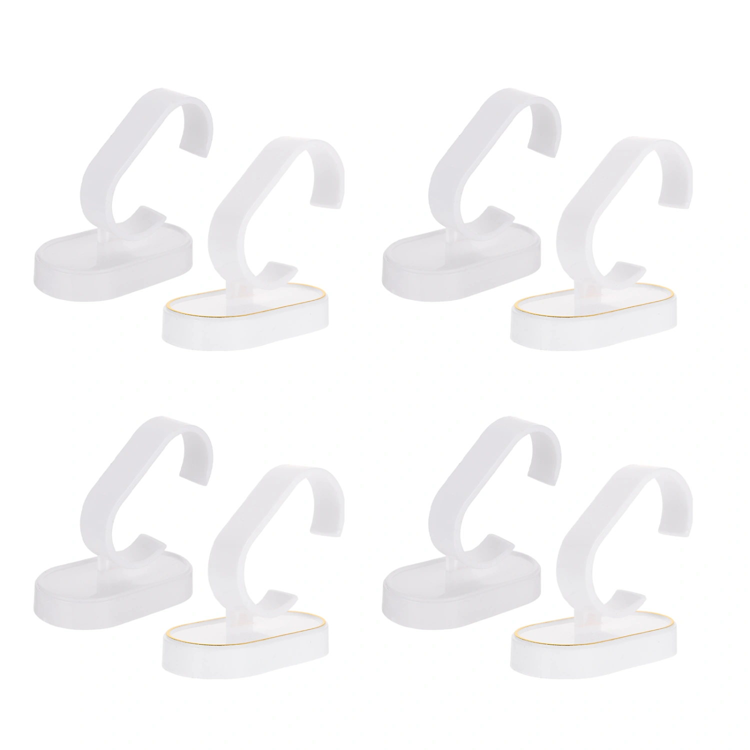 8pcs Watch Display Racks Portable Watch Showing Stands Showcase Watch Holders