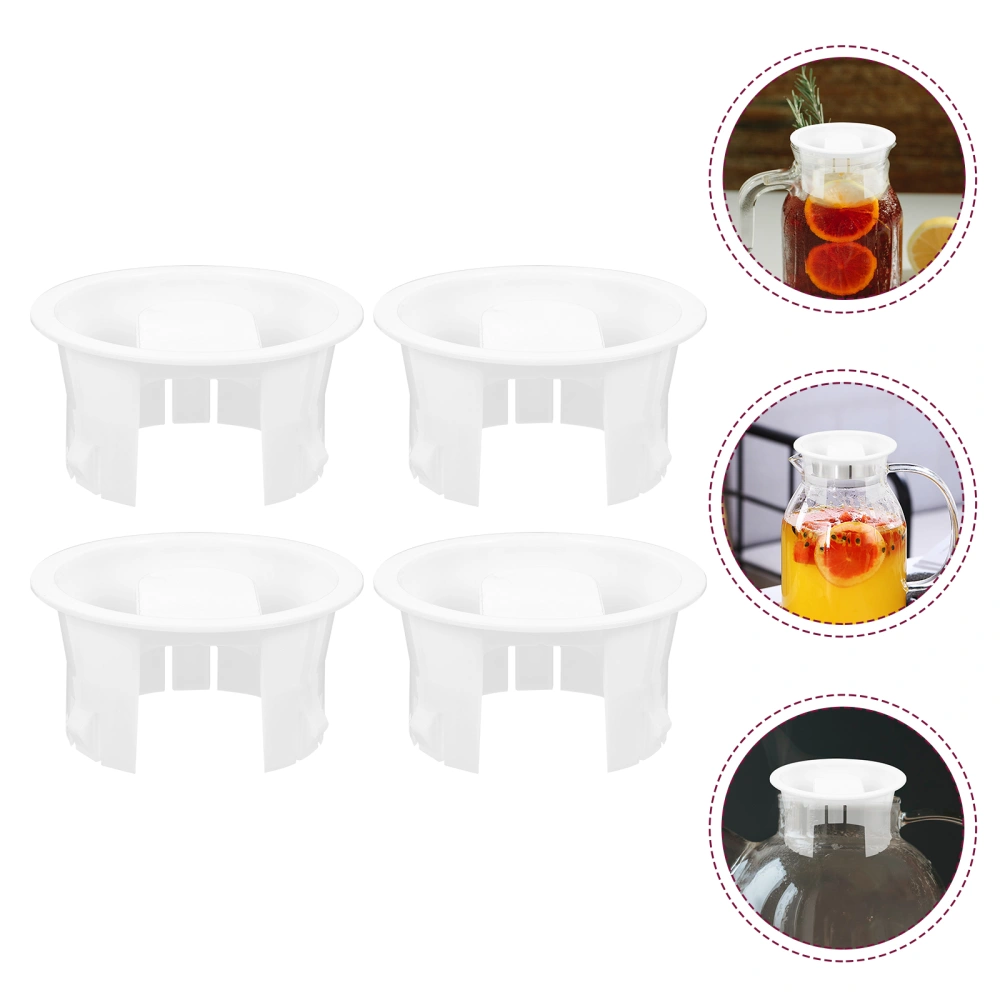 4pcs Cold Kettle Leak-proof Lids Cold Kettle Lids Replacements Pitcher Covers