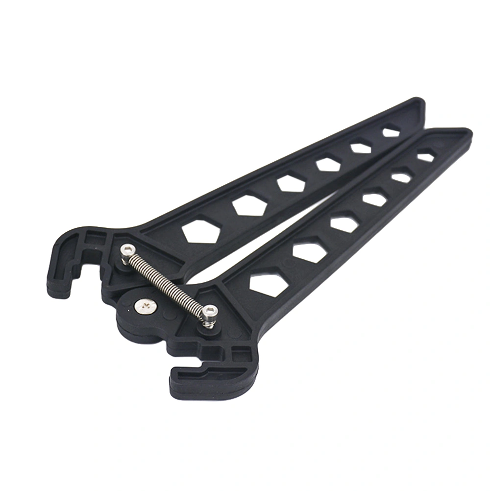 Black Archery Bow Kick Stand Holder Legs For 3D Shoot Range Target Hunting Compound Bow Support Shelf Kickstand
