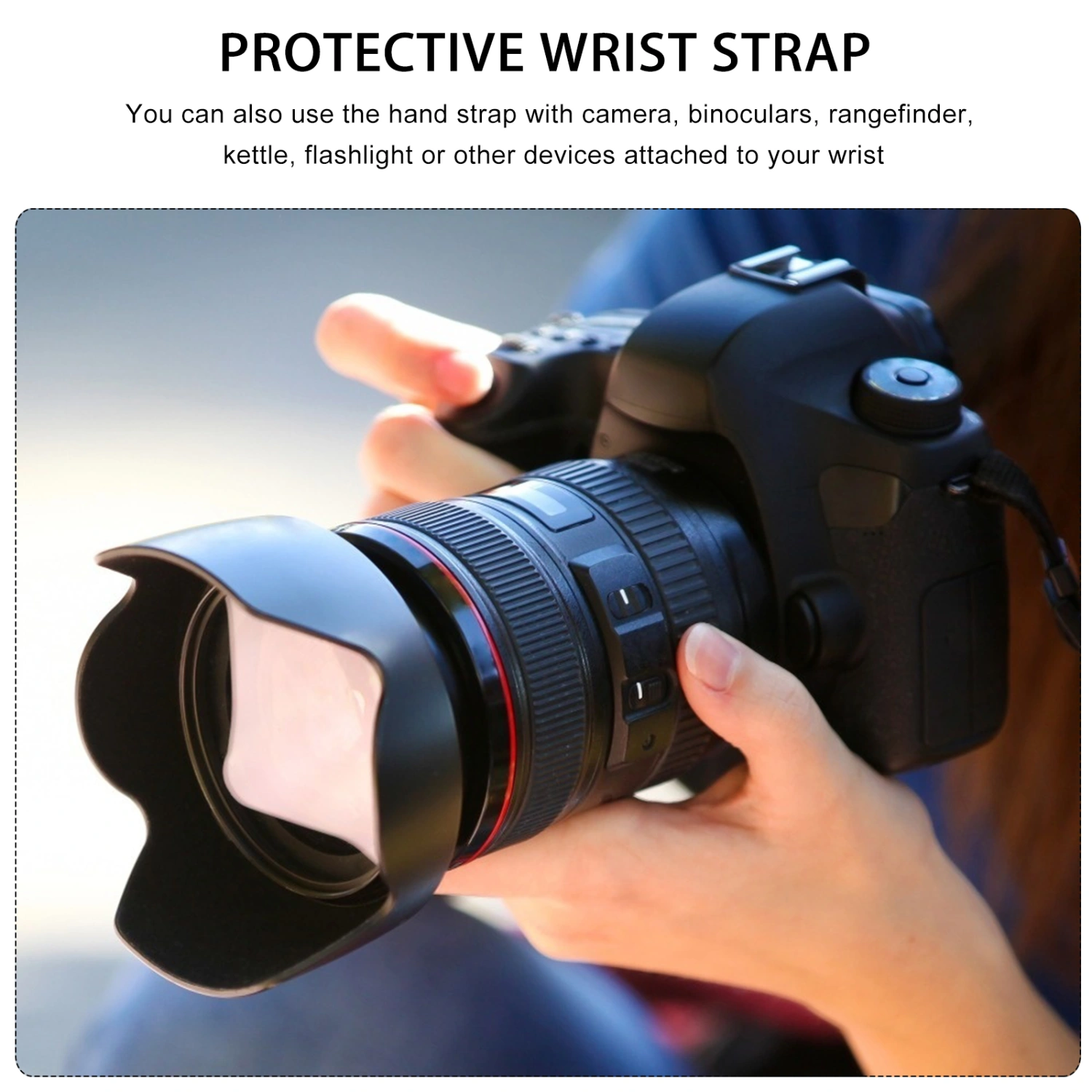 Adjustable Camera Wrist Strap Hand-Woven Knitting Strap Camera Hand Strap