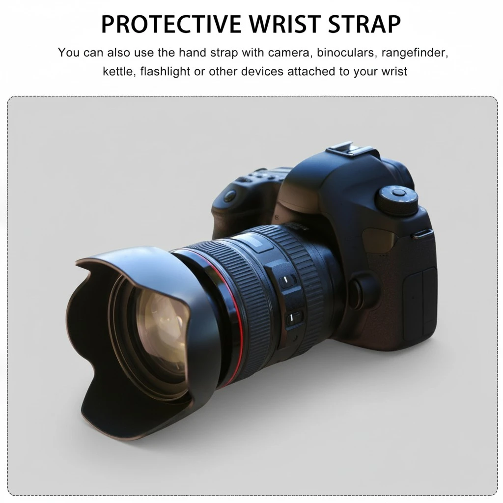 Adjustable Camera Wrist Strap Hand-Woven Knitting Strap Camera Hand Strap