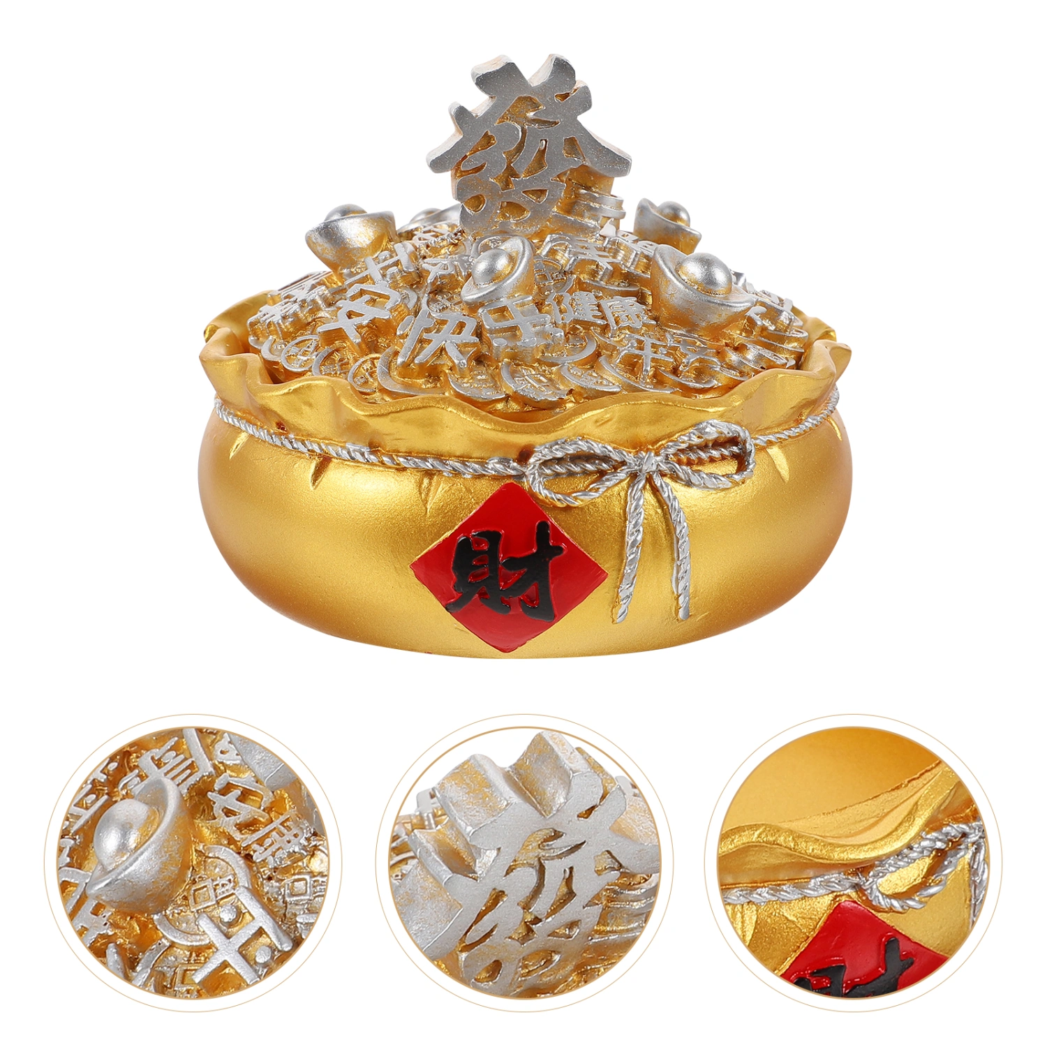 1Pc Home Ashtray Simple Desktop Ashtray Practical Ashtray Desktop Ornament (Red)