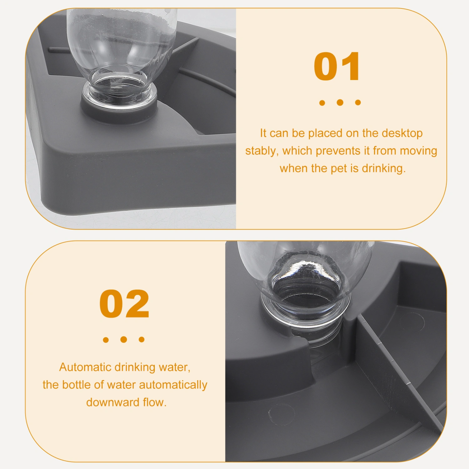 Reptile Water Feeder Crawling Pet Feeding Bowl Pet Lizard Drinking Tray
