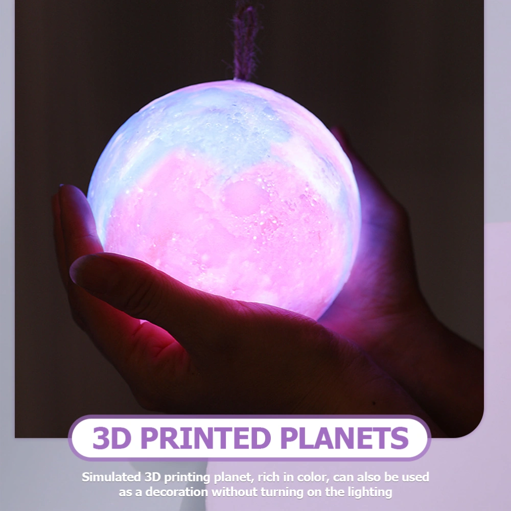 Planet Lamp Moon Light Ball Color Changing Creative Night Light For Bedroom