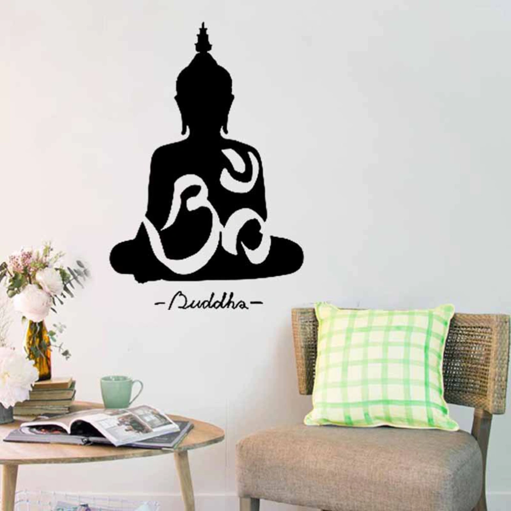 20 * 30cm Buddha Wall Decor Sticker Art Decal