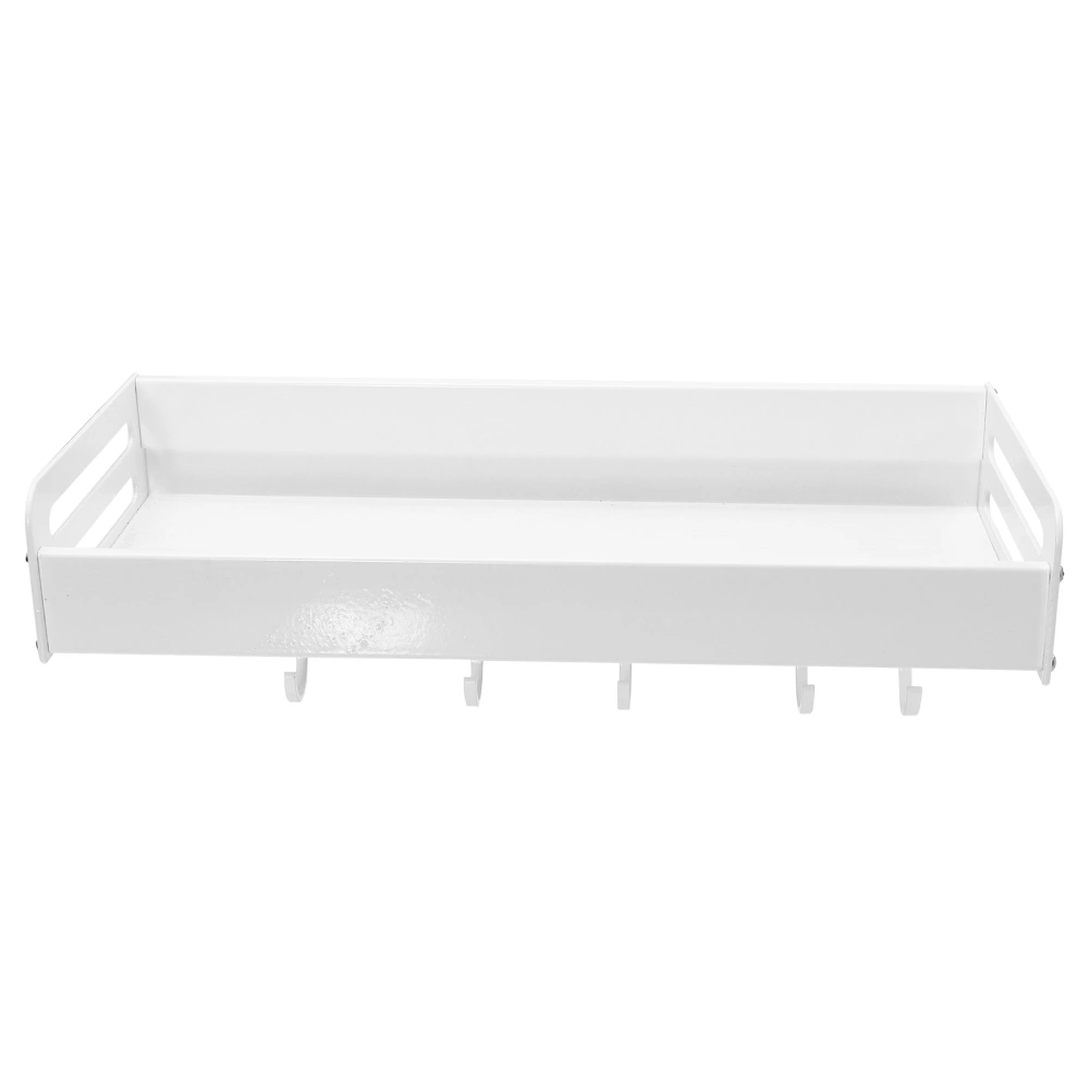 1pc Kitchen Storage Rack Punching-free Storage Holder Bathroom Toiletry Holder