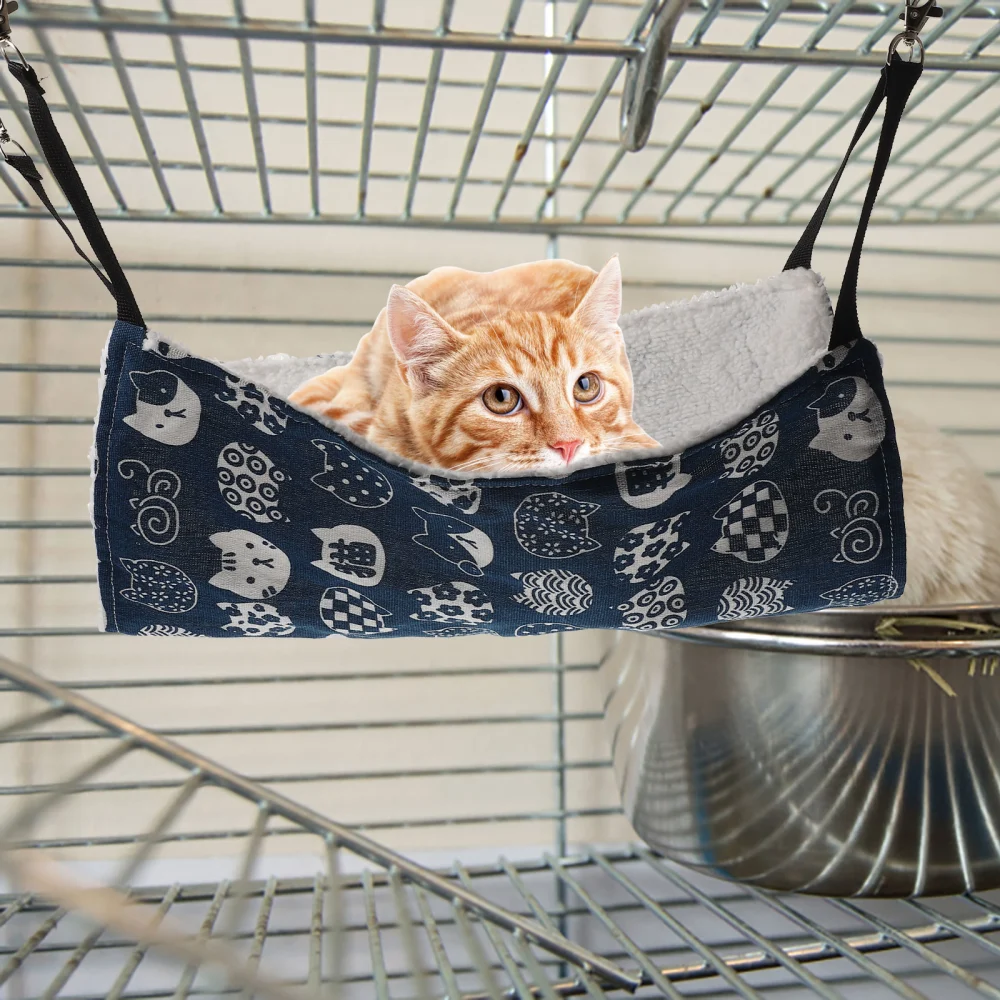 Hanging Cat Hammock Bed Decorative Cat Hanging Hammock Comfortable Cat Swing Sleeping Bed