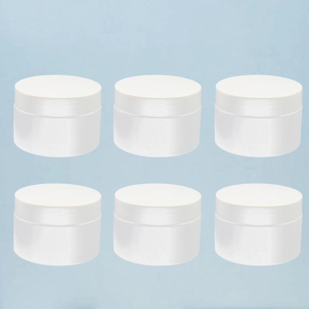 6pcs 15g Cream Sub-Bottle Portable Cream Travel Box Dull Polish Mini Container Solid Storage Cosmetic Sample Bottle