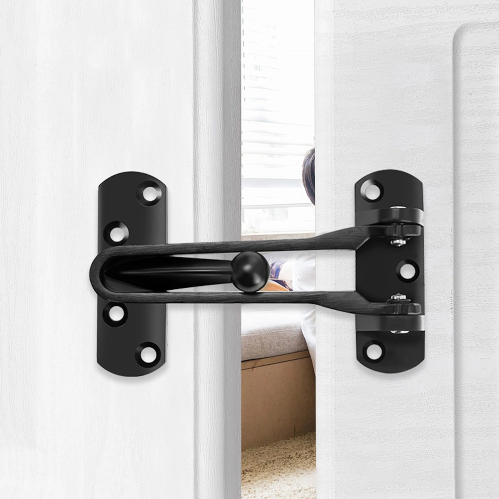 2pcs Swing Bar Door Lock For Hinged Swing-in Door Security Hotel Door Latch