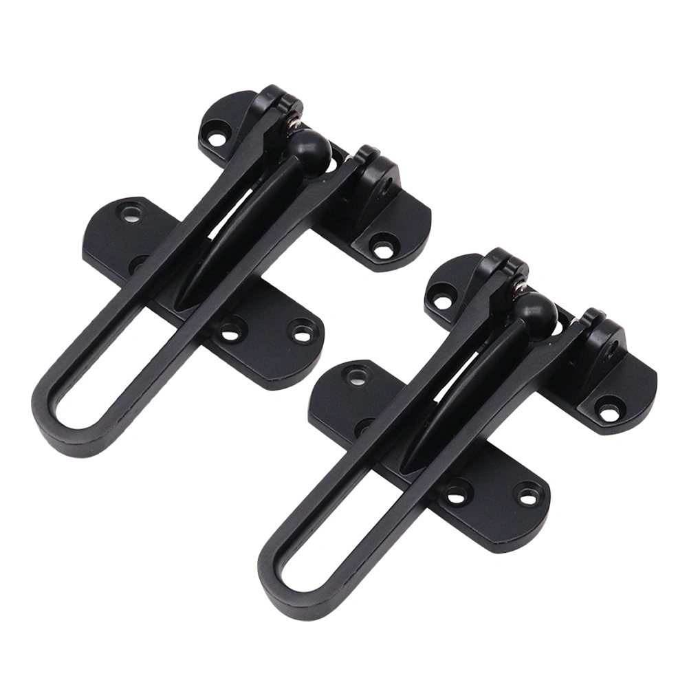 2pcs Swing Bar Door Lock For Hinged Swing-in Door Security Hotel Door Latch
