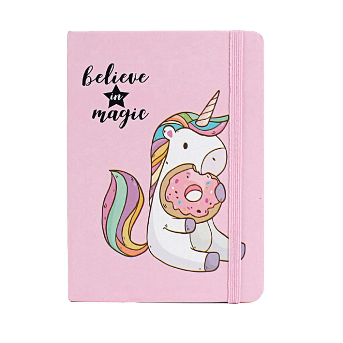 1pc Cartoon Unicorn Hard Face Notebooks Week Planner Notebooks Diary Notepads School Stationery(Mixed Pattern A7)