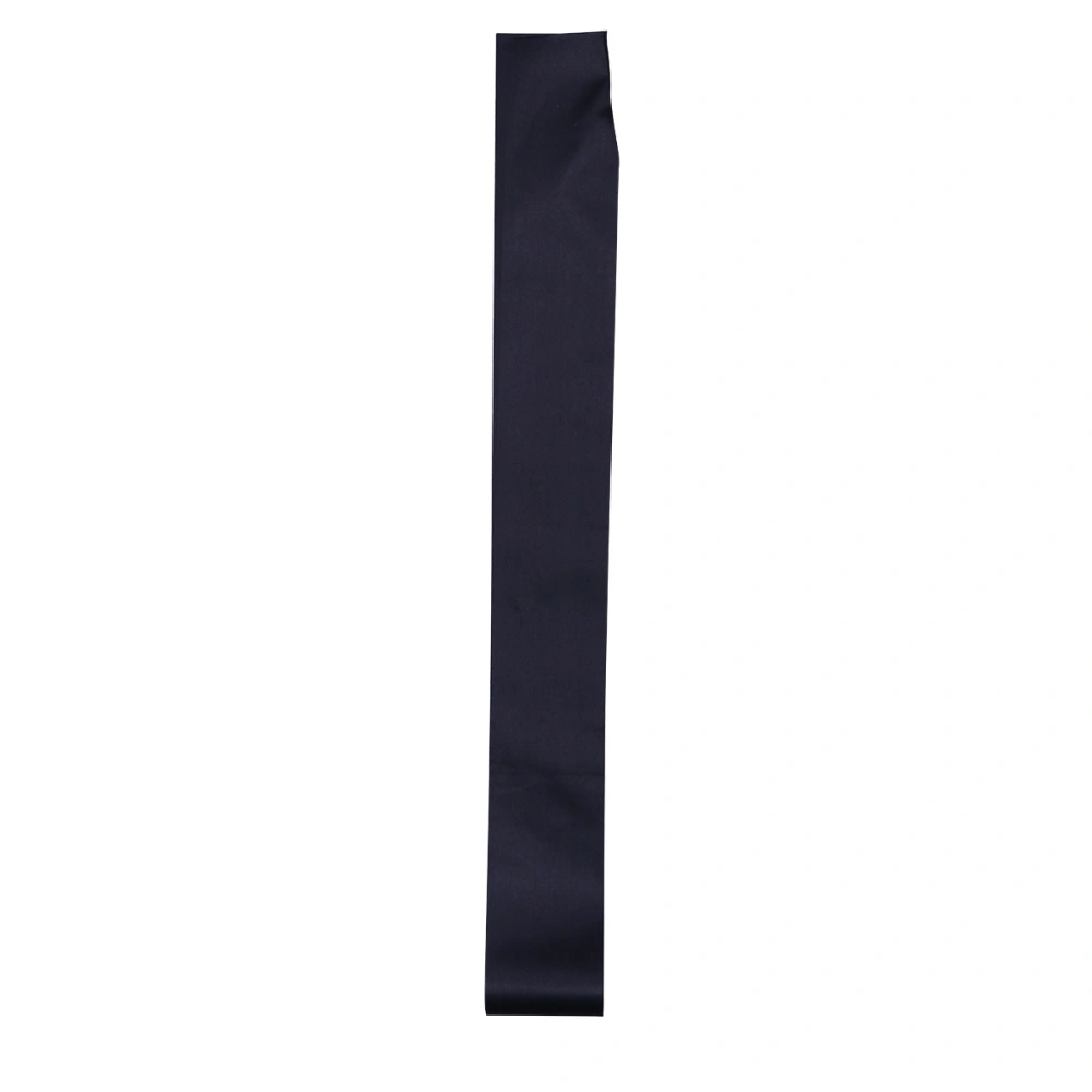 6pcs Blank Satin Sash Plain Sash for Birthday Wedding Party Decoration and DIY Accessory (Black)