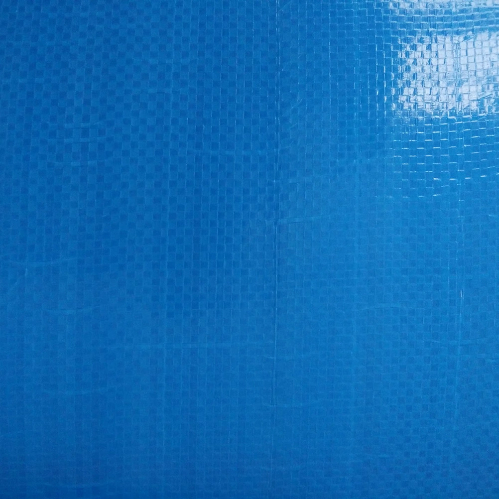 PE Fabric Weaving Pool Cover Pool Rain Dustproof Cover Floor Pad for Frame Pools Inflatable Swimming (Blue, 260x170x61cm)
