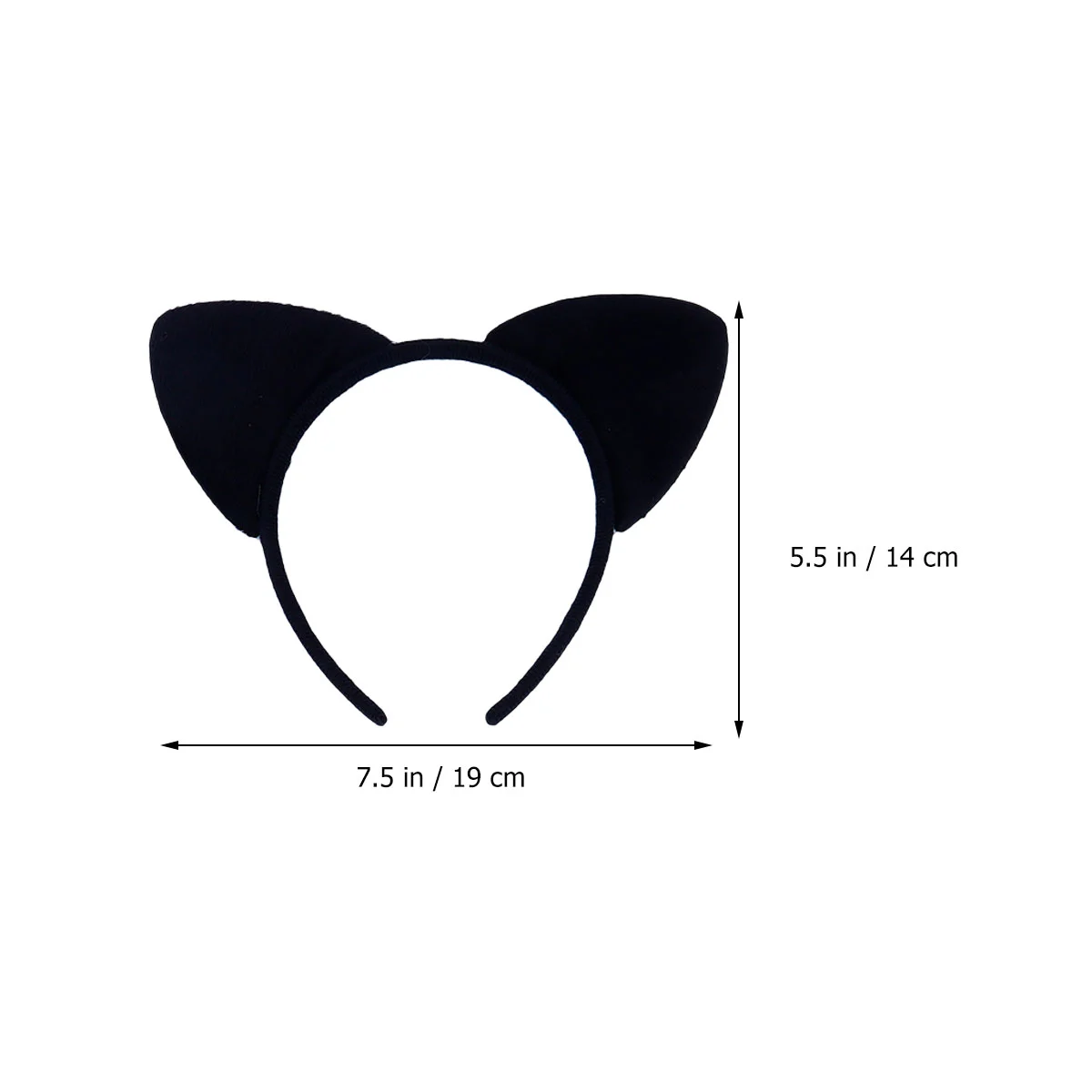 2 Set Halloween Animal Costume Prop Headdress Tail Bow Tie Set Party Costume