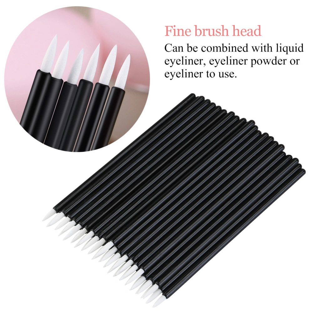 NUOLUX 150pcs Disposable Eyeliner Makeup Brush Applicator