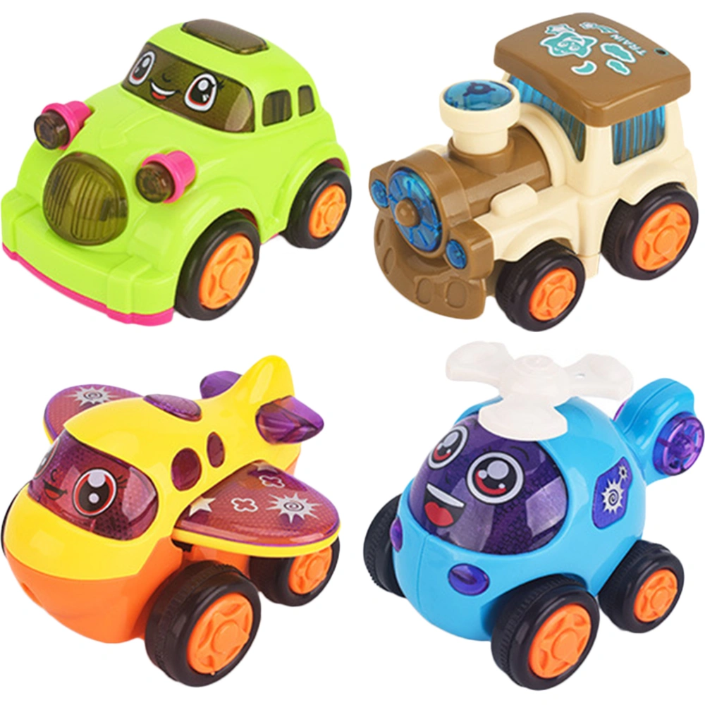 4Pcs Portable Car Toys Wear-resistant Children Toys Interesting Toy Car Kids Accessory