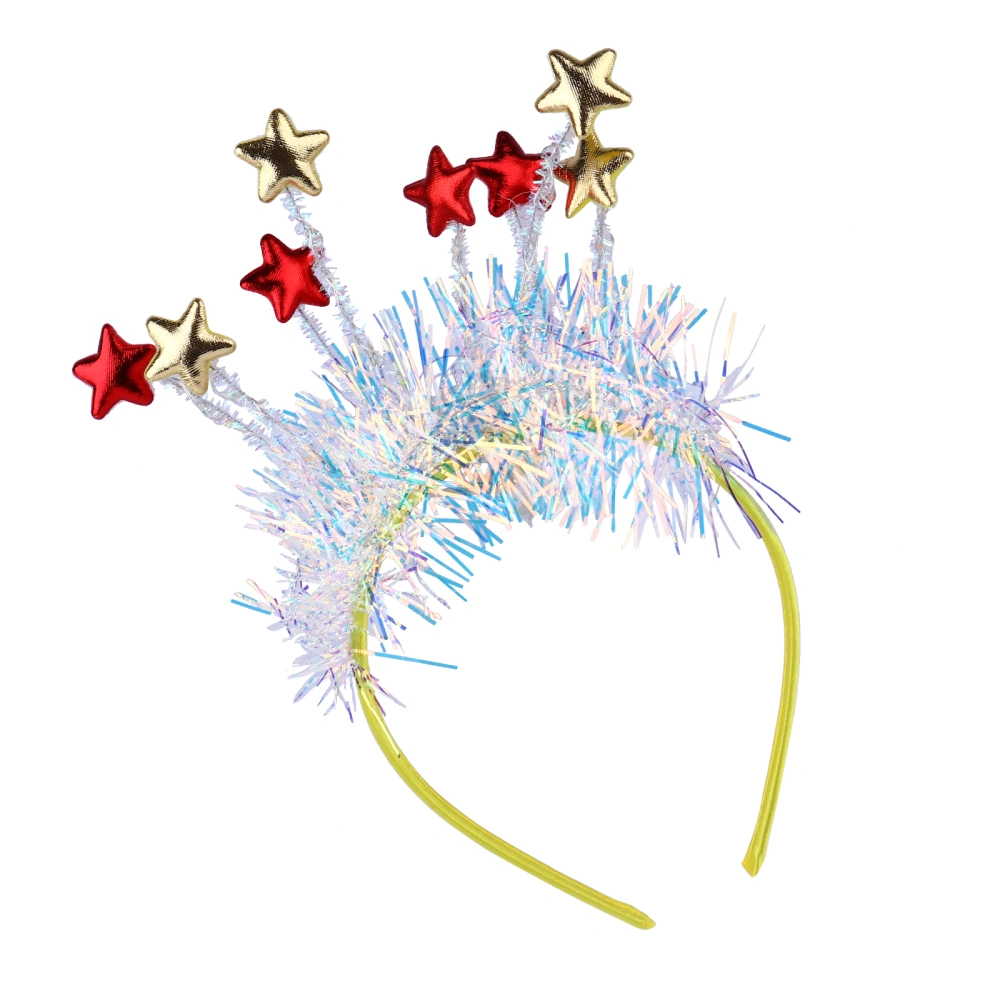 2pcs Christmas Star Children Headbands Lights Lovely Hair Bands (Assorted Color)