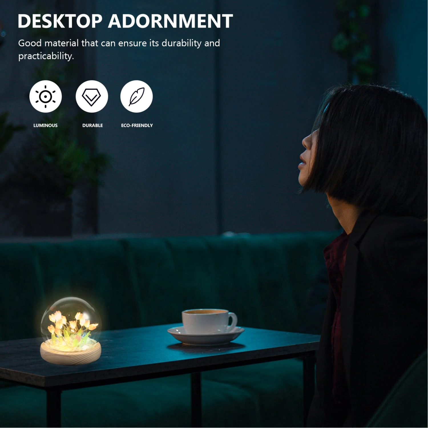 1 Set DIY Night Lamp Bedroom Tulip Light Decorative Night Lamp Handmade Light Tools