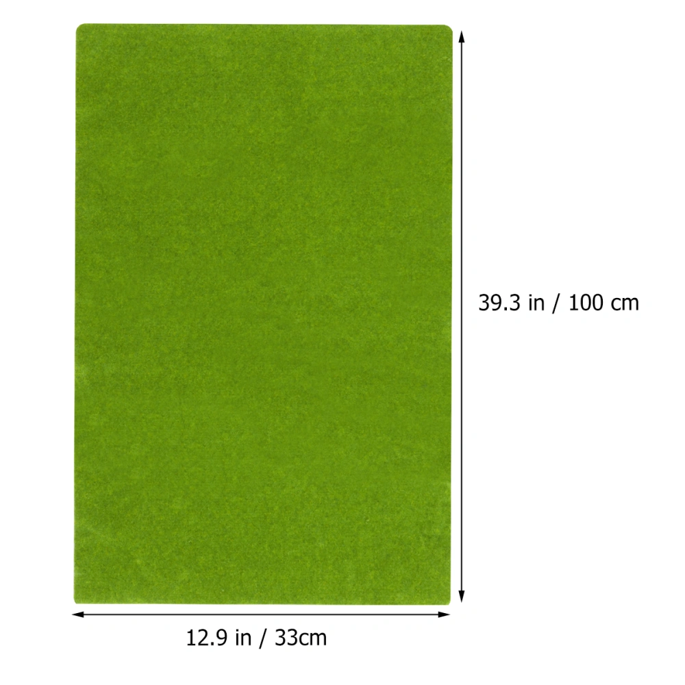 DIY Lawn Turf Paper Lawn Fake Grass Mat Building Train Sand Table Model Material