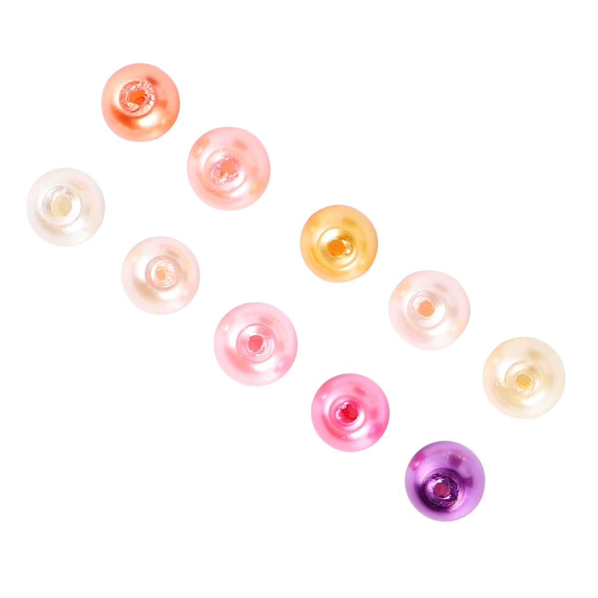 6mm DIY Loose Beads Glass Beads Crafts Beads Accessory DIY Jewelry Beads DIY Craft Beads Pink