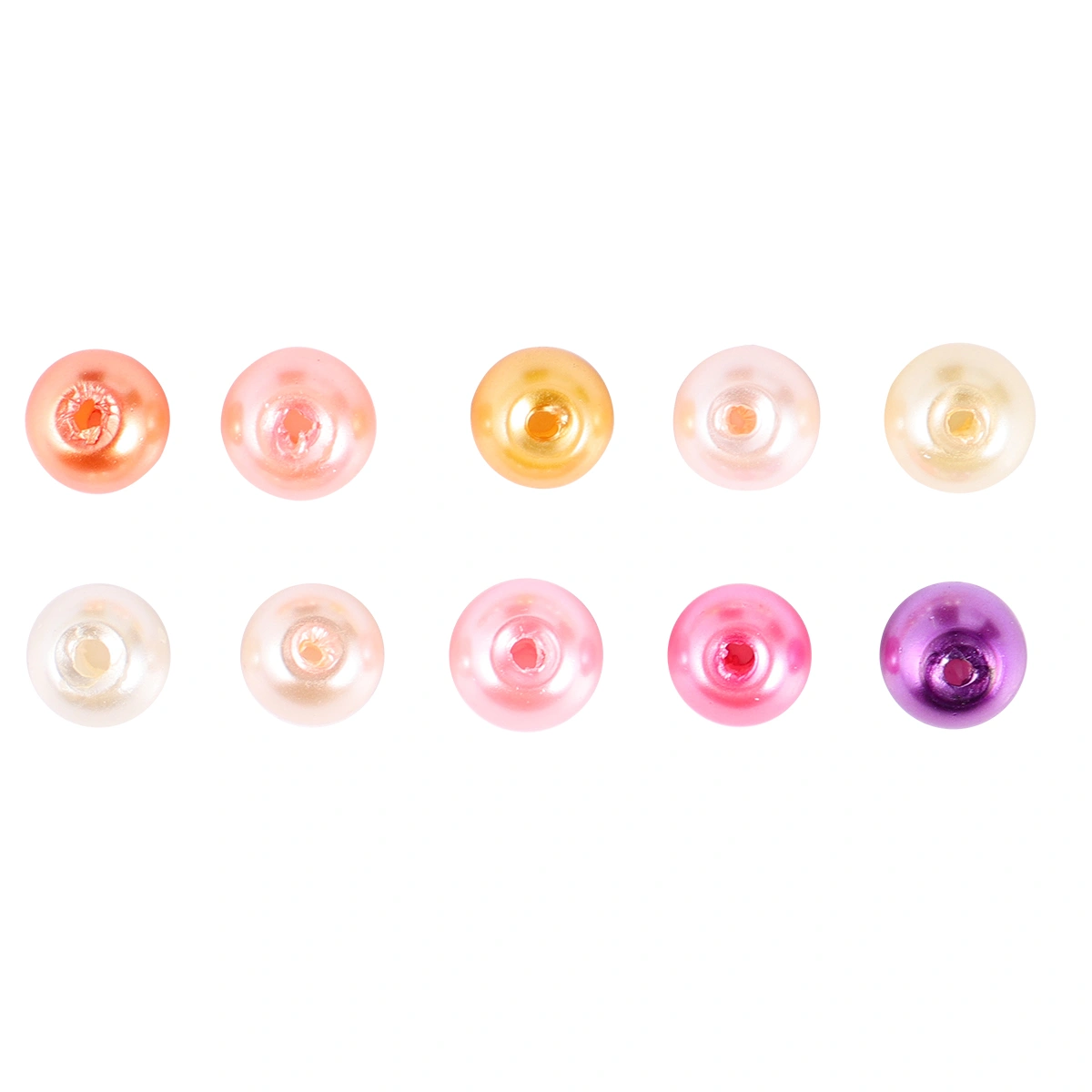 6mm DIY Loose Beads Glass Beads Crafts Beads Accessory DIY Jewelry Beads DIY Craft Beads Pink