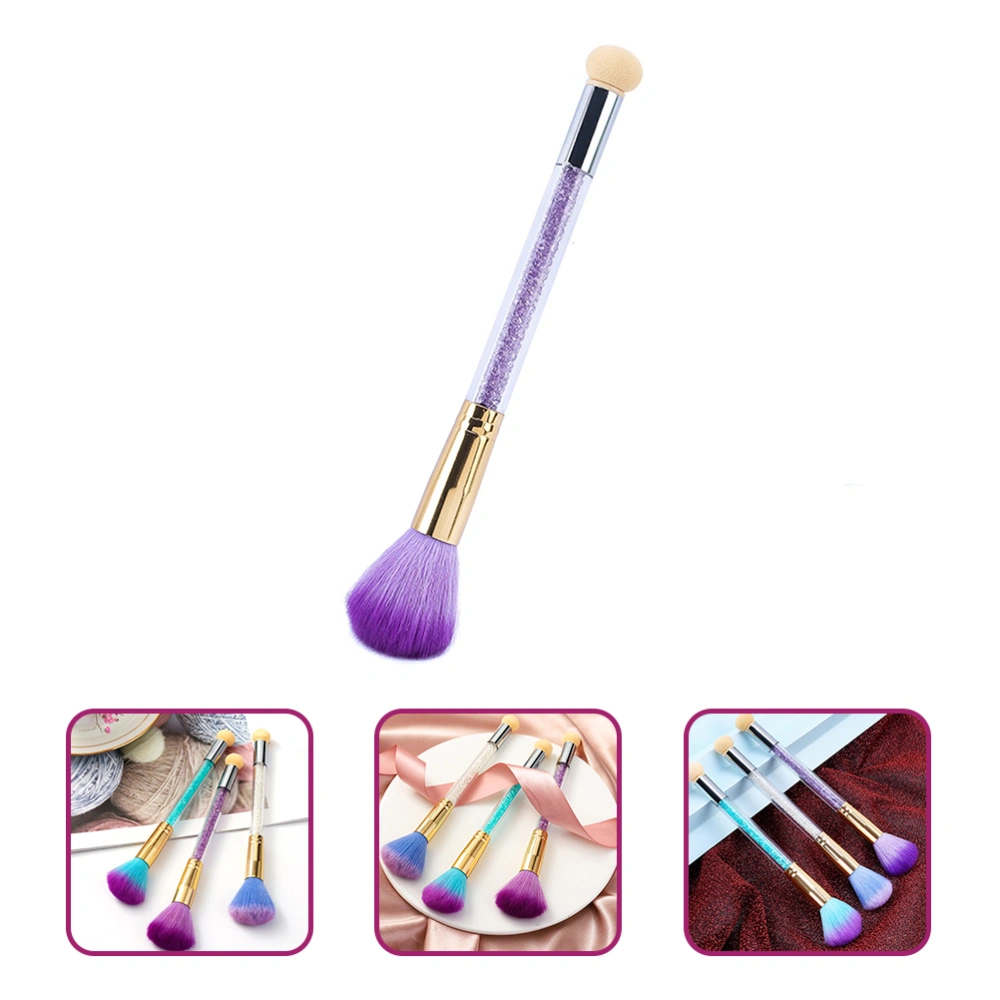 Dual-Heads Nail Sponge Brush Nail Art Brush Professional Manicure Tool Supply